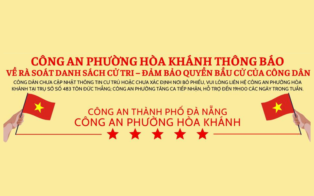 Thông báo quan trọng: Rà soát thông tin cư trú để đảm bảo quyền bầu cử đại biểu Quốc hội và HĐND các cấp