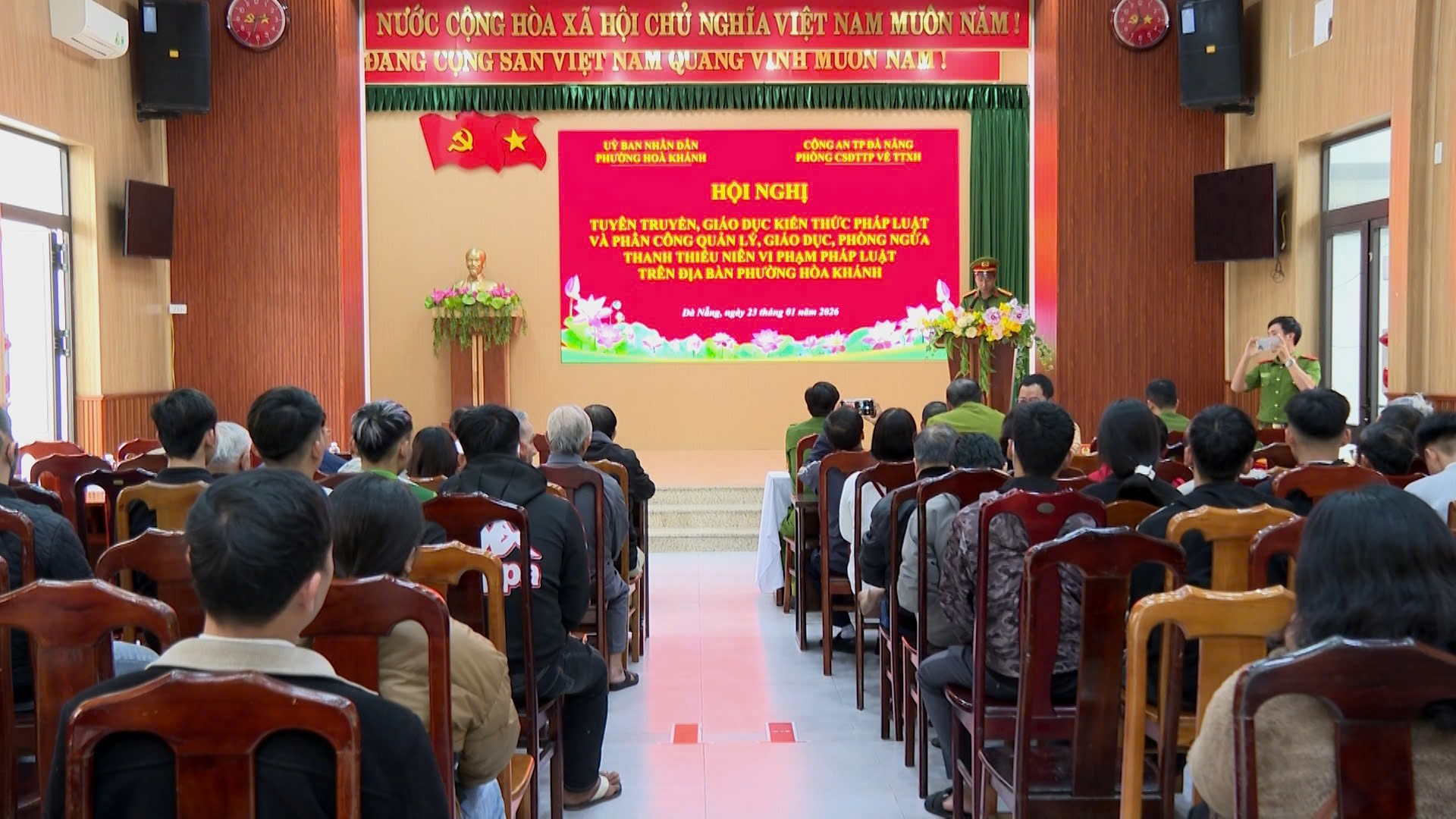 Hòa Khánh tuyên truyền, giáo dục kiến thức pháp luật và phân công quản lý, giáo dục phòng ngừa thanh thiếu niên vi phạm pháp luật